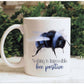 Bee Positive Mug, Motivational Bee Mug, Positivity Gift Set, Mug And Coaster Set