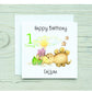 Personalised Dinosaur Birthday Card, Personalised Dino Birthday Card, Kids Birthday Card