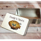 Cat Treat Tin, Cat Biscuit Tin, Personalised Cat Biscuit Storage Tin, Dog Biscuit Tin