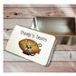 Cat Treat Tin, Cat Biscuit Tin, Personalised Cat Biscuit Storage Tin, Dog Biscuit Tin