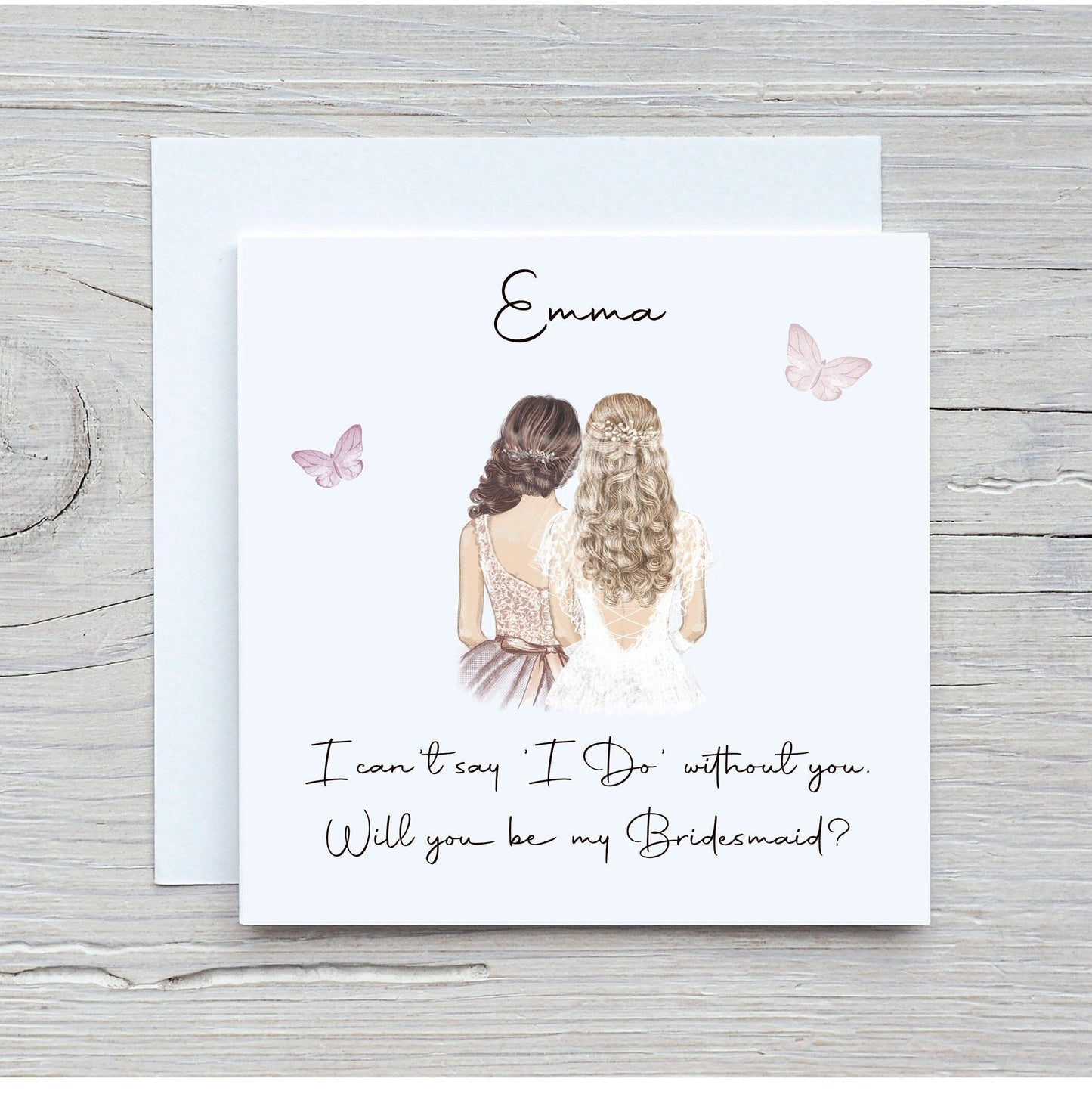 Bridesmaid Proposal Card, Personalised Proposal Card, Maid Of Honour Proposal Card