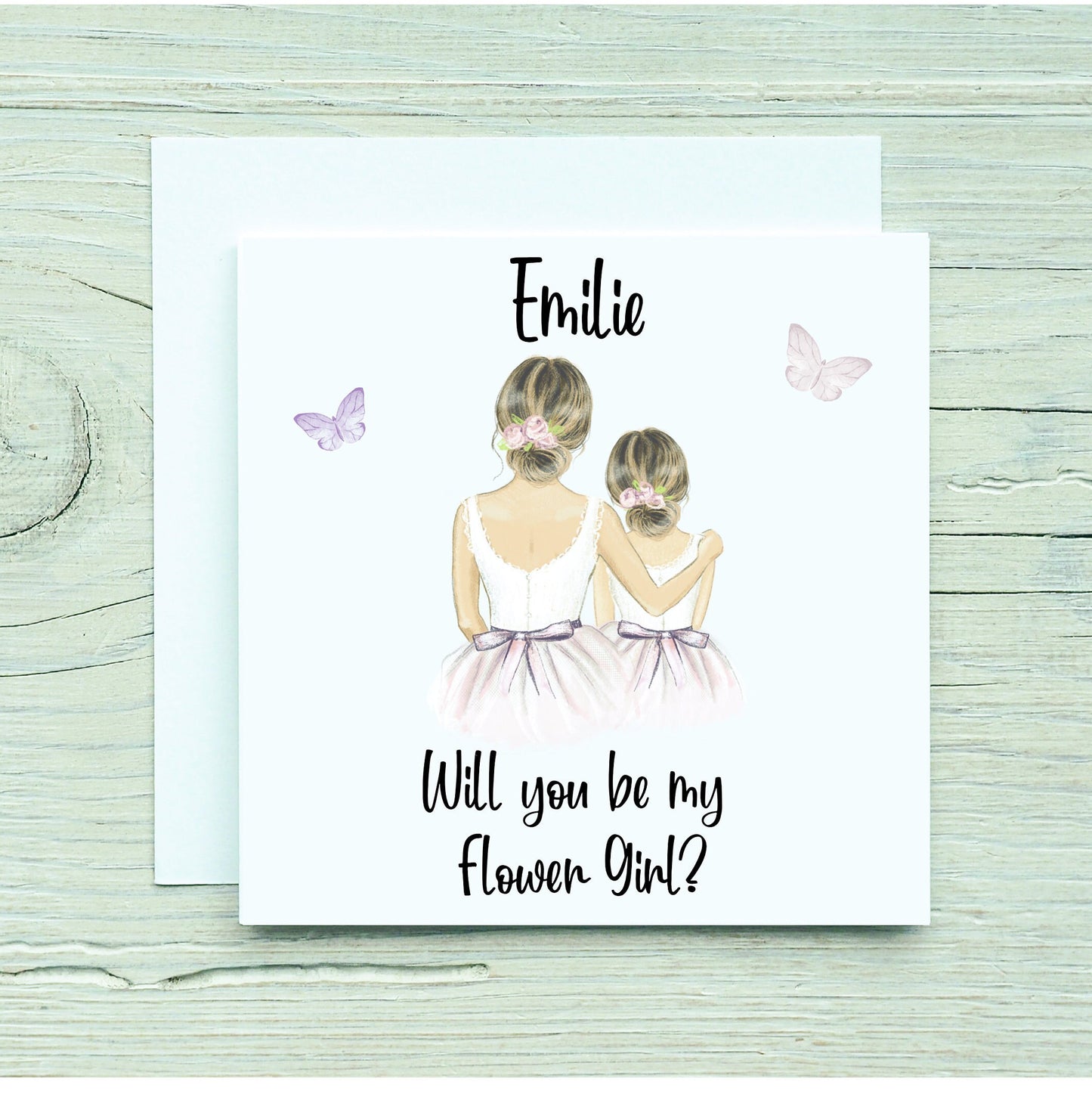 Flower Girl Proposal Card, Personalised Proposal Card, Maid Of Honour Proposal Card, Will you be My Flower Girl?