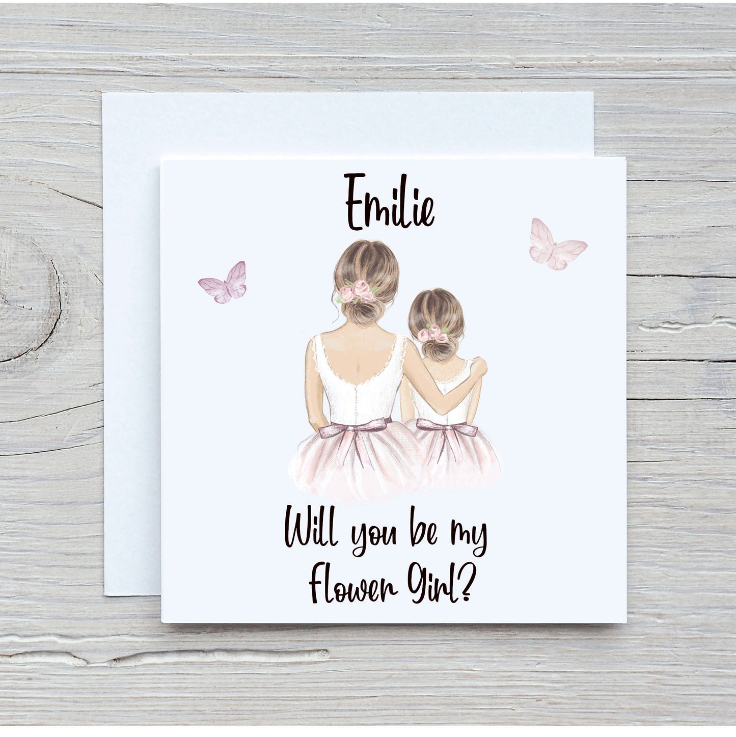 Flower Girl Proposal Card, Personalised Proposal Card, Maid Of Honour Proposal Card, Will you be My Flower Girl?