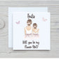Flower Girl Proposal Card, Personalised Proposal Card, Maid Of Honour Proposal Card, Will you be My Flower Girl?