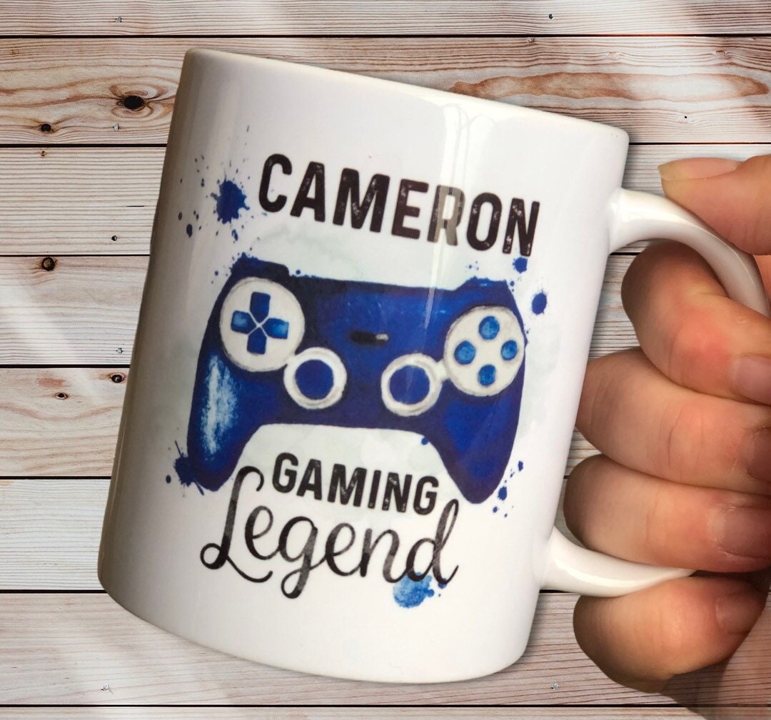 Gamer Mug Set, Personalised Gaming Gift Set, Gift For Him , Gift For Her, Birthday Gift For Son, Birthday Gift For Boyfriend
