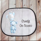 Car Sun Shade, Personalised Car Sun Visor, Balloon Bear Design