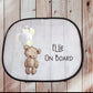 Car Sun Shade, Personalised Car Sun Visor, Balloon Bear Design