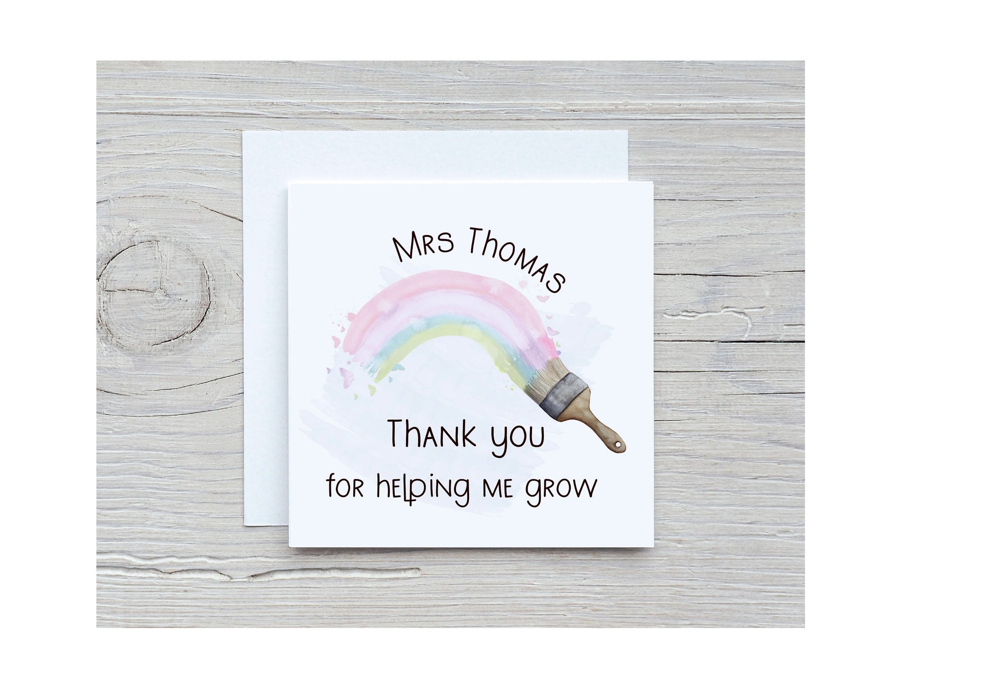 Teacher Thank You Mug Set, Teacher Appreciation Gift, Thank You For Painting Me A Brighter Future, Rainbow Teacher Gift, Teacher Mug