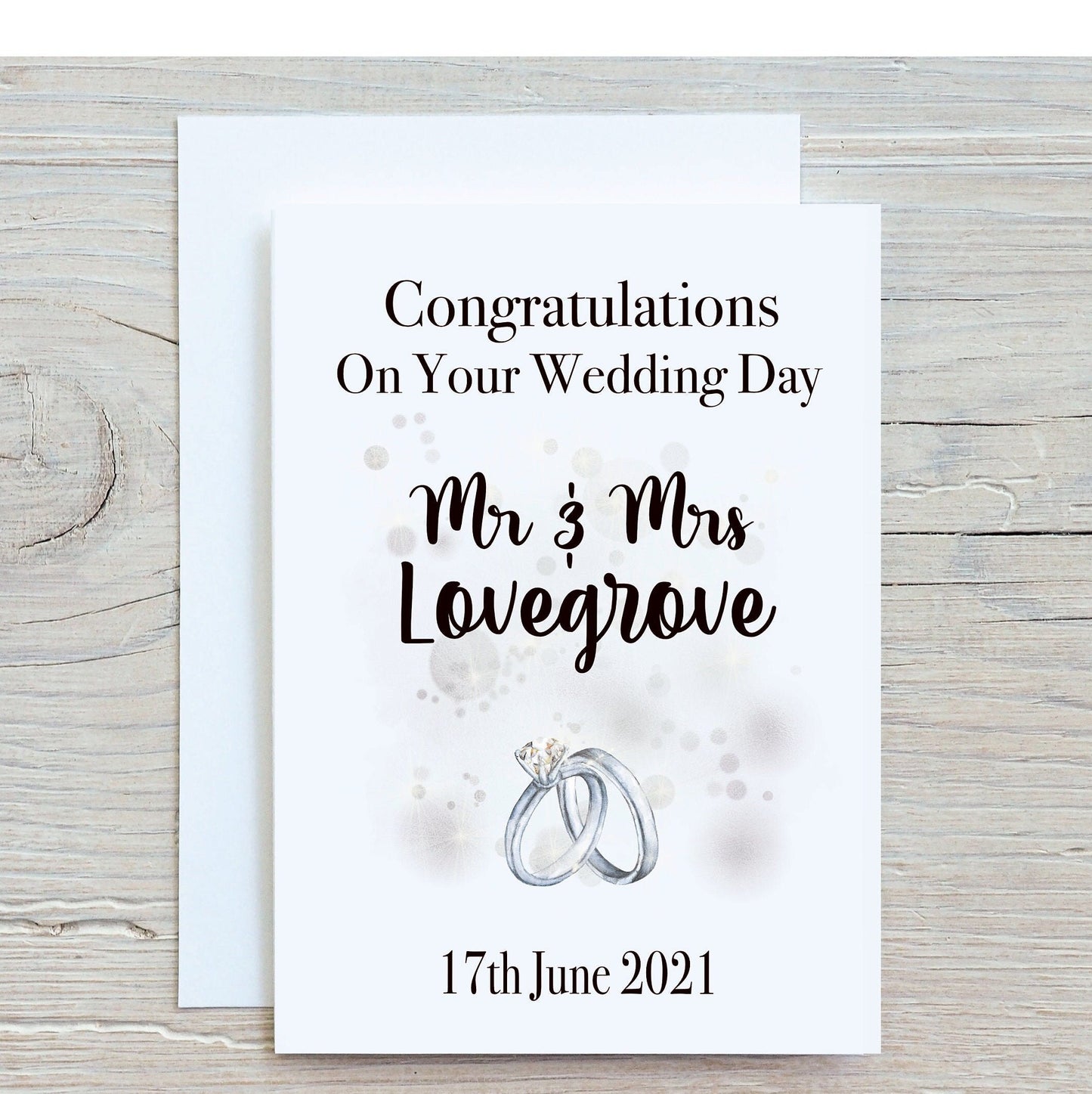 Wedding Day Card, Bride And Groom Card, Newly Wed Card, Mr And Mr Wedding Card, Mrs And Mrs Card