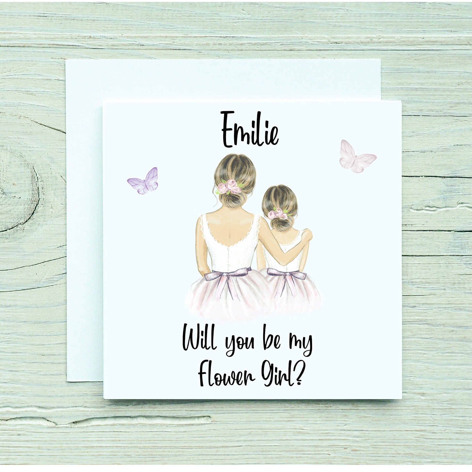 Flower Girl Proposal Card, Personalised Proposal Card, Maid Of Honour Proposal Card, Will you be My Flower Girl?