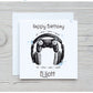 Gamer Birthday Card, Controller And Headset Birthday Card, Card For Him, Personalised Gamer Birthday Card