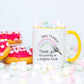 Teacher Mug, Teacher Thank You Mug Set, Teacher Appreciation Gift, Thank You For Painting Me A Brighter Future, Rainbow Teacher Gift