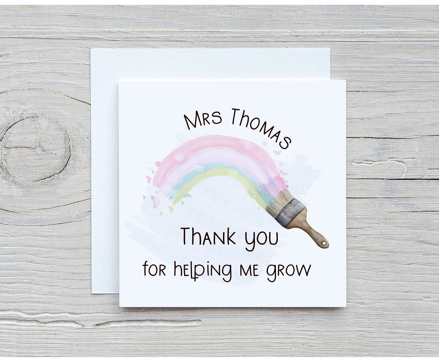 Teacher Mug, Teacher Thank You Mug Set, Teacher Appreciation Gift, Thank You For Painting Me A Brighter Future, Rainbow Teacher Gift