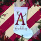 Personalised Christmas Stockings, Reindeer Design Initial Stockings, Fireplace Stocking, Santa Sack