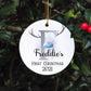 Personalised Baby's First Christmas Bauble, First Christmas Bauble, Personalised Baby First Christmas Bauble, Baby Tree Decoration