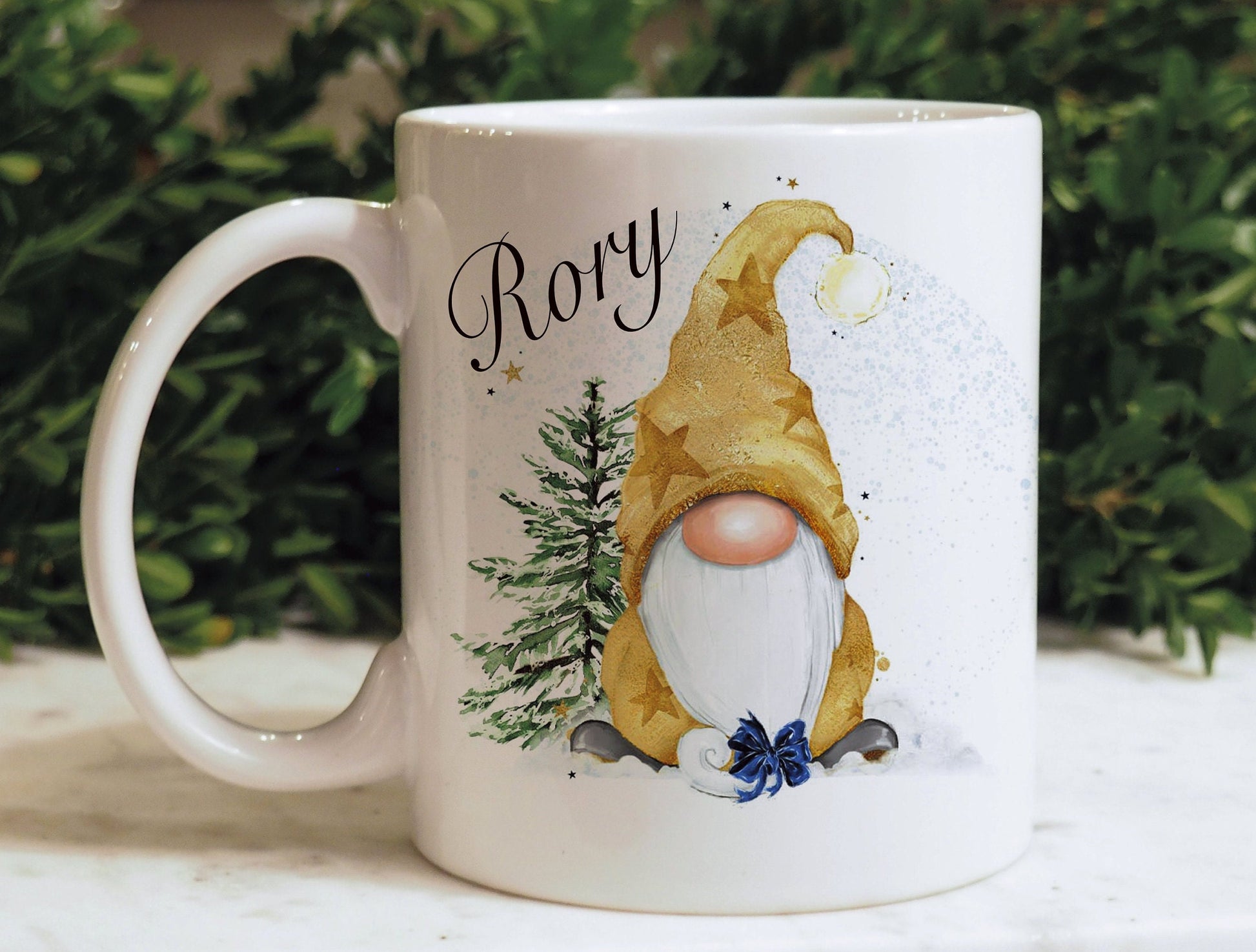 Gnome Christmas Tree Bauble, Personalised Gonk Tree Decoration, Christmas Gonk Tree Ornament