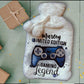 Personalised Hot Water Bottle, Gamer Design Hot Water Bottle, Gaming Legend Hot Water Bottle, Deluxe Fluffy Cover