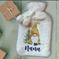 Personalised Hot Water Bottle, Gonk Personalised Hot Water Bottle, Gnome Hot Water Bottle, Christmas Hot Water Bottle Gift