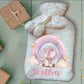 Personalised Hot Water Bottle, Unicorn Personalised Hot Water Bottle, Unicorn Rainbow Hot Water Bottle, Christmas Hot Water Bottle Gift