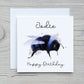 Bee Birthday Card, Personalised Birthday Card For Girls, Bee Design Birthday Card