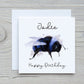 Bee Birthday Card, Personalised Birthday Card For Girls, Bee Design Birthday Card