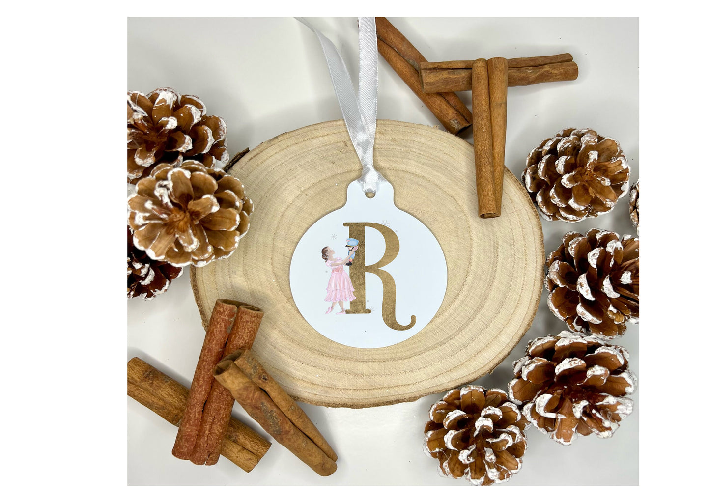 Personalised Dancer & Nutcracker Bauble, Personalised Christmas Dancer Bauble, Nutcracker Bauble, Kids Christmas Tree Decoration