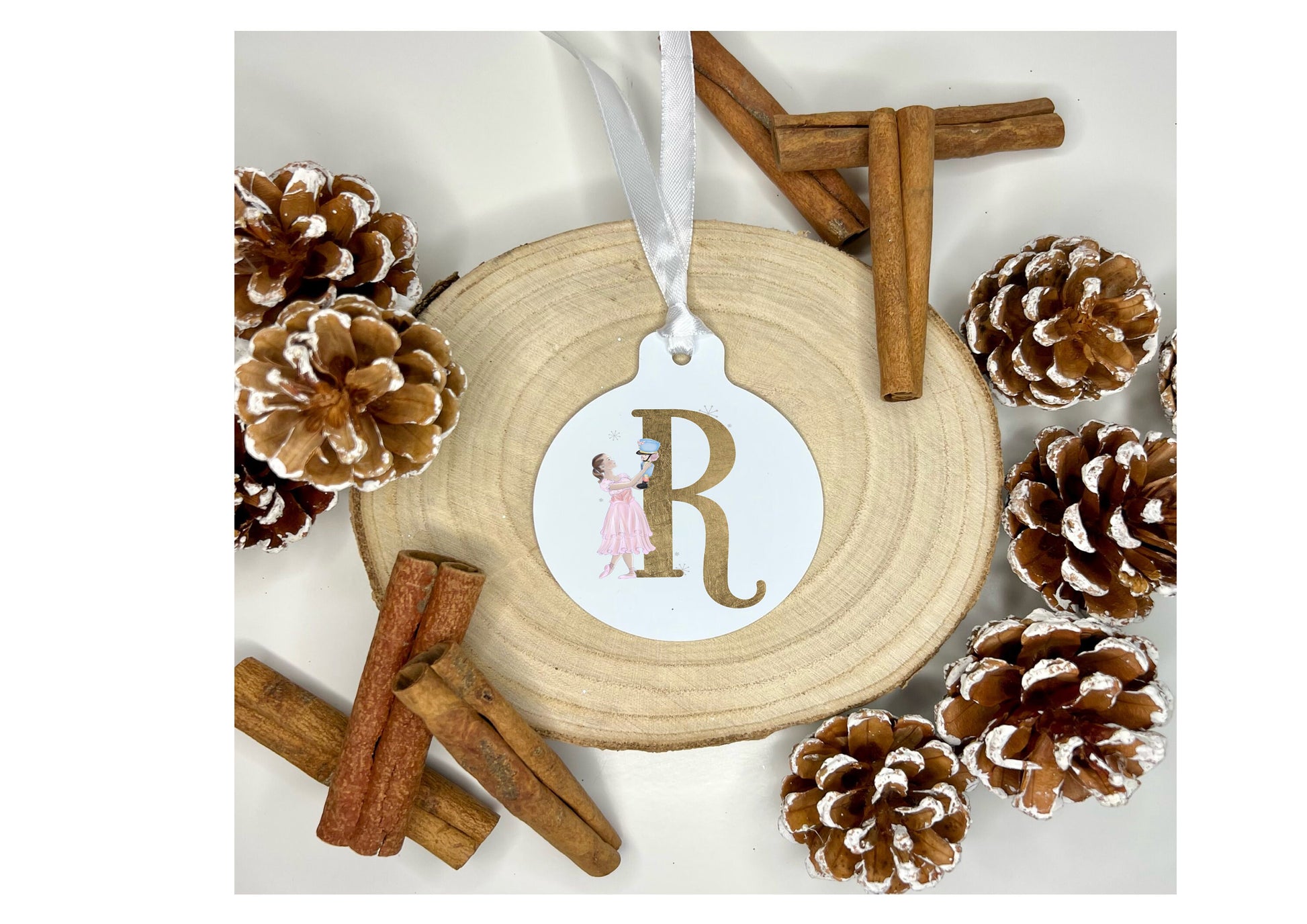 Personalised Dancer & Nutcracker Bauble, Personalised Christmas Dancer Bauble, Nutcracker Bauble, Kids Christmas Tree Decoration