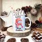 Snowman Christmas Mug, Snowman Hot Chocolate Christmas Mug
