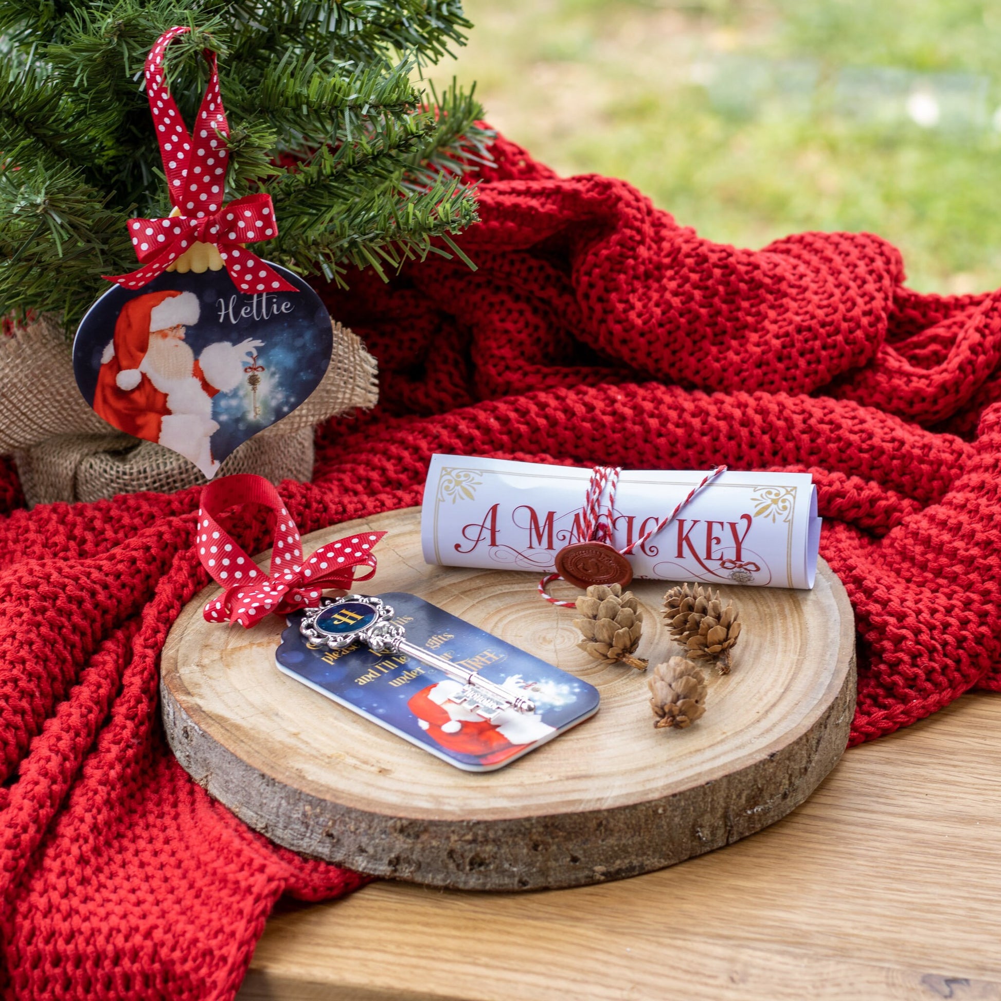 Father Christmas's Magic Key, Santa Bauble, Christmas Eve Box, Magic Key certificate, Santa's Magic Key & Tag