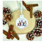 Personalised Family Christmas Bauble, Personalised Our Family Xmas Tree Decoration, Family Christmas Tree Ornament