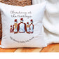Personalised Family Christmas Cushion Gift, Personalised Our Family Christmas Pillow