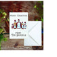 Merry Christmas From Our Family Christmas Card, Personalised Family Christmas Card
