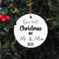 Our Last Christmas As Mr & Miss Tree Decoration, Our Last Christmas As Mr And Miss Christmas Bauble, 2021 Bauble