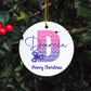 Poppit Christmas Bauble, Poppit Fidget Christmas Tree Decoration, Personalised Poppit Christmas Tree Ornament