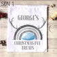 Christmas Eve Treat Bag, Personalised Xmas Eve Goodies Bag, Twas The Night Before Christmas Family Treat Bag