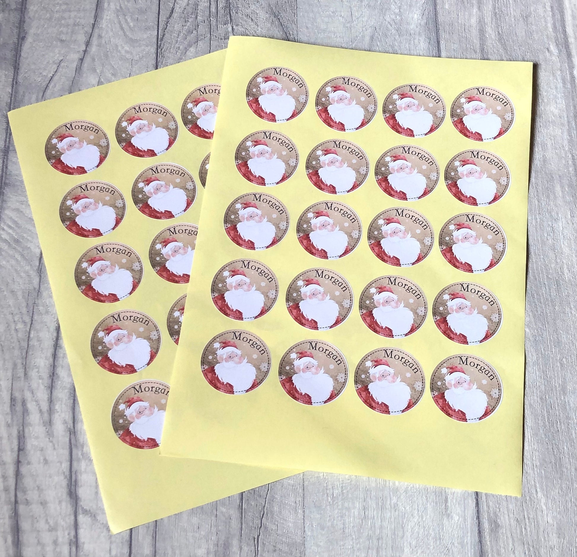 Santa Personalised Christmas Cushion, Santa Family Christmas Cushion, Father Christmas Family Christmas Decor, Christmas Gift