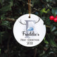 Personalised Baby's First Christmas Bauble, First Christmas Bauble, Personalised Baby First Christmas Bauble, Baby Tree Decoration