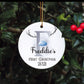 Personalised Baby's First Christmas Bauble, First Christmas Bauble, Personalised Baby First Christmas Bauble, Baby Tree Decoration