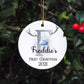 Personalised Baby's First Christmas Bauble, First Christmas Bauble, Personalised Baby First Christmas Bauble, Baby Tree Decoration