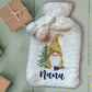 Personalised Hot Water Bottle, Gonk Personalised Hot Water Bottle, Gnome Hot Water Bottle, Christmas Hot Water Bottle Gift