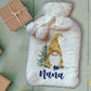 Personalised Hot Water Bottle, Gonk Personalised Hot Water Bottle, Gnome Hot Water Bottle, Christmas Hot Water Bottle Gift