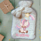Personalised Hot Water Bottle, Unicorn Personalised Hot Water Bottle, Unicorn Rainbow Hot Water Bottle, Christmas Hot Water Bottle Gift