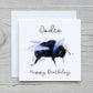 Bee Birthday Card, Personalised Birthday Card For Girls, Bee Design Birthday Card