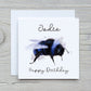 Bee Birthday Card, Personalised Birthday Card For Girls, Bee Design Birthday Card