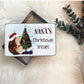 Nana's Christmas Treat Tin, Treat Storage Tin, Biscuit Tin, Sweet Tin, Personalised Hedgehog Sweet Treat Tin, Gift For Her, Gift For Him