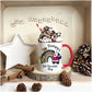 Santa Chimney Personalised Christmas Mug, Personalised Christmas Hot Chocolate Mug, Father Christmas Personalised Mug