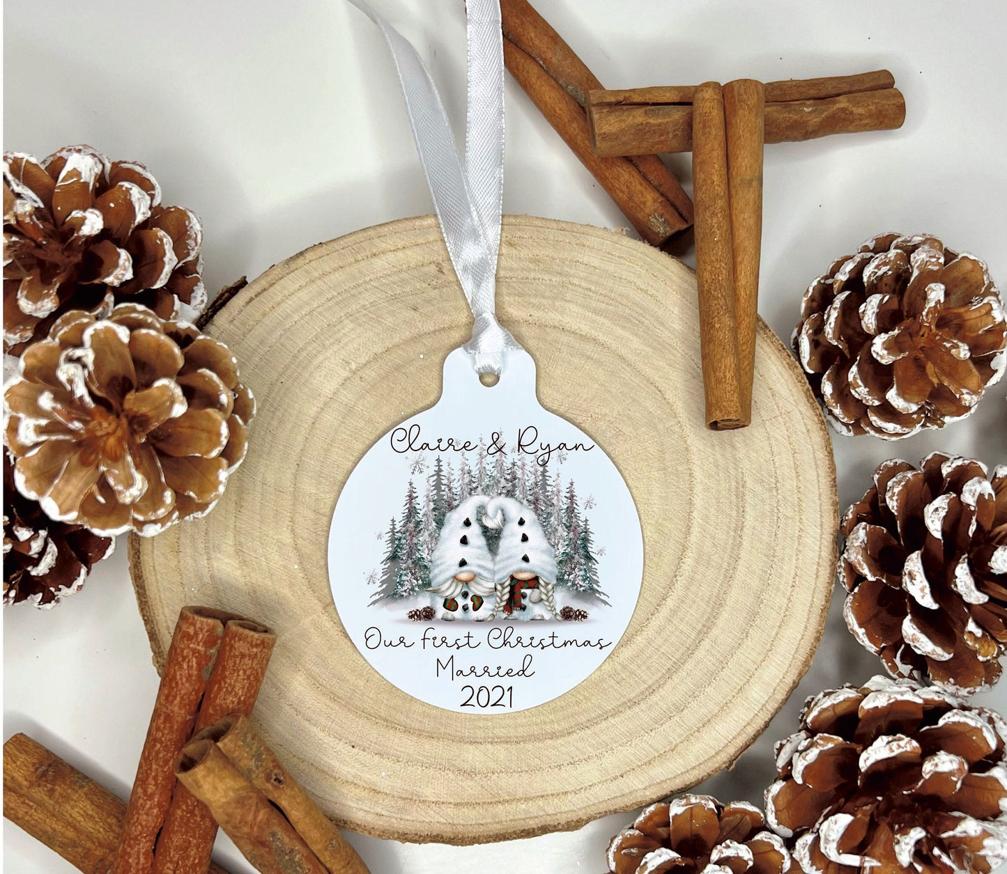 Mr And Mr, First Christmas Married Bauble, Gonk 1st Xmas Married Tree Dec, First Xmas Mr & Mrs, 1st Xmas Mr And Mr, 1st Xmas Mrs And Mrs,