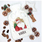 Fluffy Santa Hot Water Bottle, Personalised Father Christmas Hot Water Bottle, Santa Gift, Fluffy Hot Water Bottle