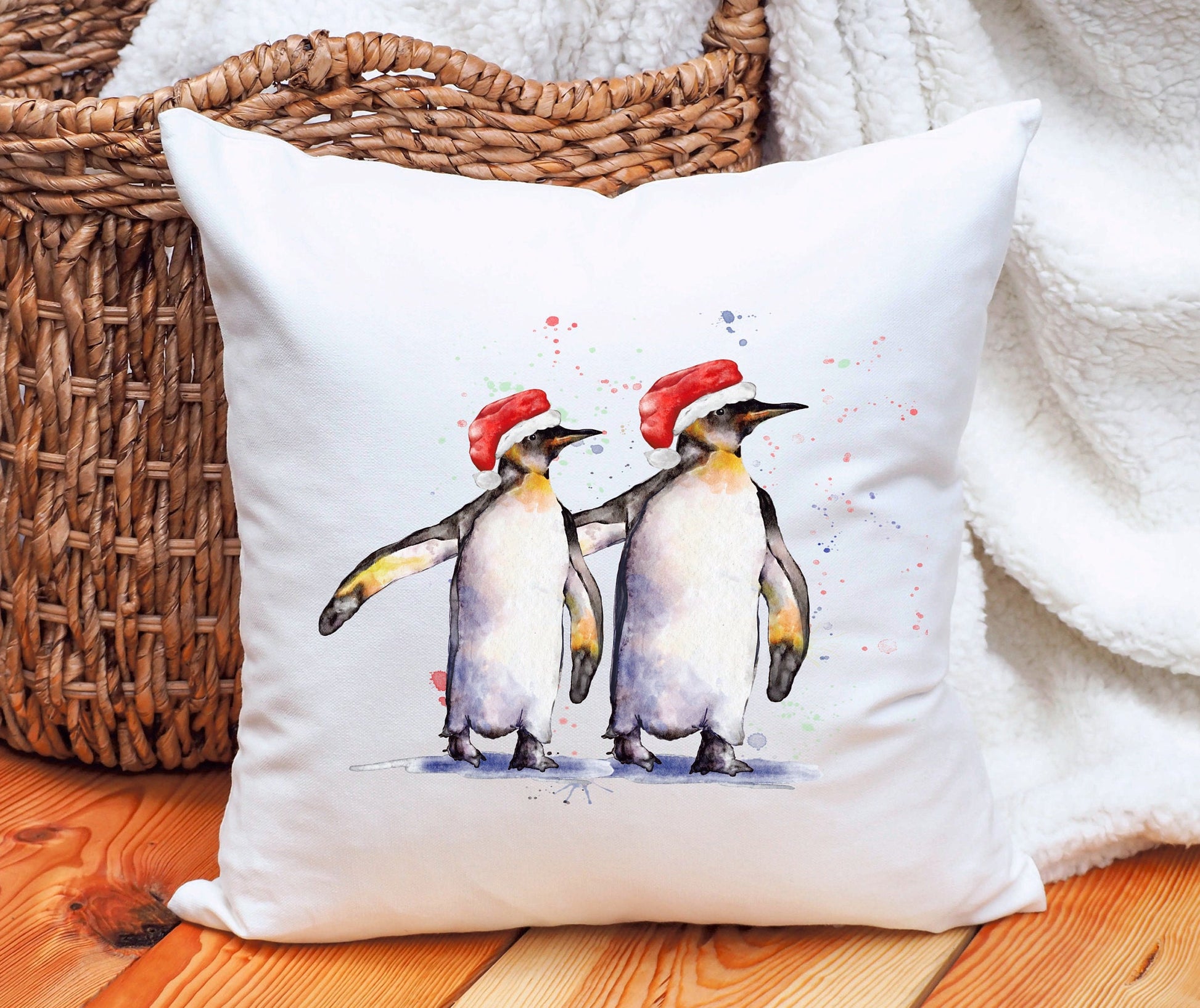 Personalised Penguin Christmas Tree Bauble, Penguin Personalised Christmas Tree Dec, Hanging Penguin Decorations, Christmas Ornaments