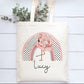 Flamingo Tote Bag, Personalised Flamingo Rainbow Design Tote Bag, Personalised Tote Bag Gift, Personalised Shopping Bag, Secret Santa Gift